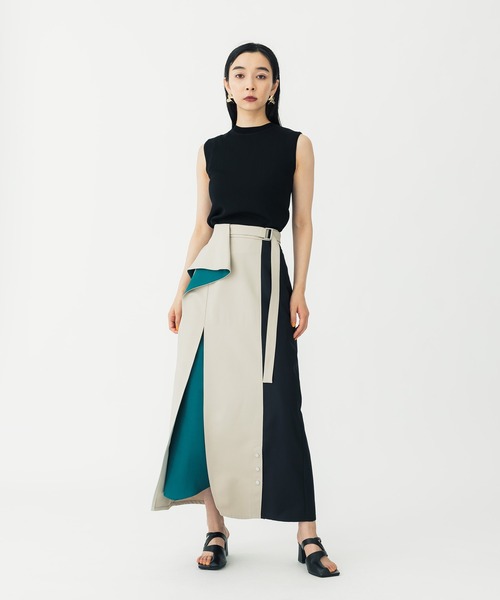 UNITED TOKYO(ユナイテッドトウキョウ)の「パレスノースリーブ サマーニット(ニット/セーター・レディース・ブラウン/グリーン/ブラック/アイボリー/ブルー・FREE)」の9枚目の写真