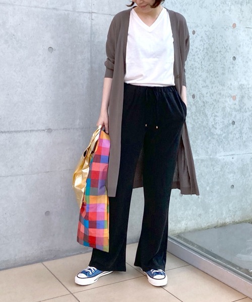 BAGGU（バグー）の「【BAGGU(バグゥ)】マドラス柄スタンダード（エコバッグ/サブバッグ・レディース・ピンク/グリーン・FREE）」の13枚目の写真