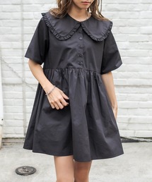 RASVOA | ビックカラーフリルワンピース(ワンピース)