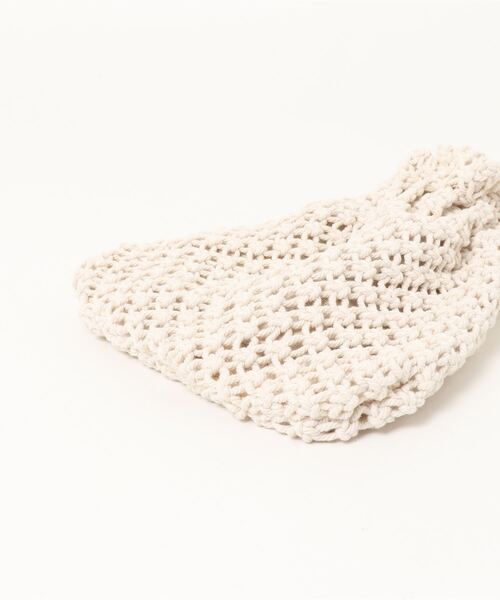 CIAOPANIC（チャオパニック）の「アミナリミニショルダーバッグ/巾着バッグ（ショルダーバッグ・レディース・ホワイト/キャメル・FREE）」の3枚目の写真