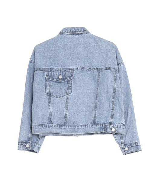 Figments（フィグメンツ）の「再構築デニムジャケット（デニムジャケット・レディース・ライトインディゴブルー・FREE）」の8枚目の写真