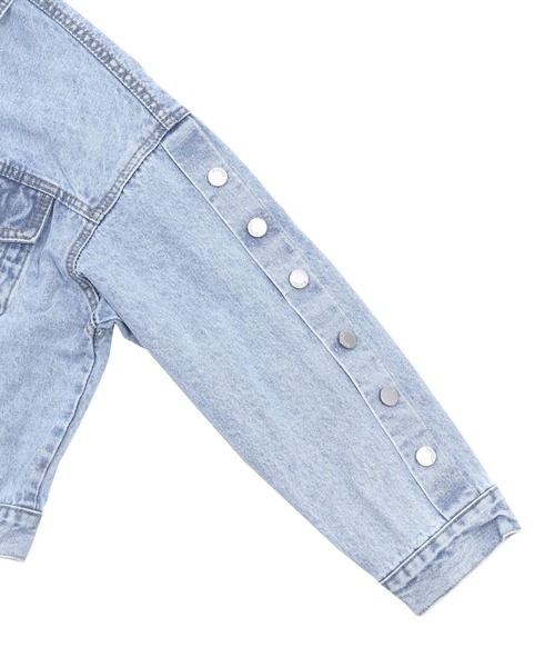 Figments（フィグメンツ）の「再構築デニムジャケット（デニムジャケット・レディース・ライトインディゴブルー・FREE）」の13枚目の写真