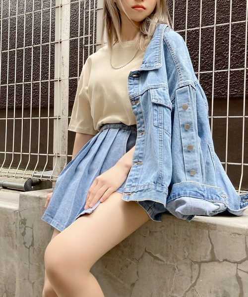 Figments（フィグメンツ）の「再構築デニムジャケット（デニムジャケット・レディース・ライトインディゴブルー・FREE）」の17枚目の写真