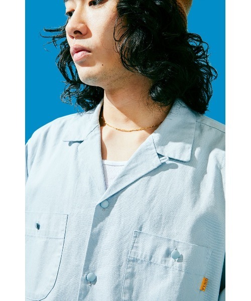 UNION（ユニオン）の「Button Down L/SL Shirt /OX UNION ユニオン シャツ（シャツ/ブラウス・メンズ・イエロー/ブルー系・S/M/L/XL）」の7枚目の写真