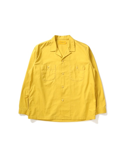UNION（ユニオン）の「Button Down L/SL Shirt /OX UNION ユニオン シャツ（シャツ/ブラウス・メンズ・イエロー/ブルー系・S/M/L/XL）」の15枚目の写真