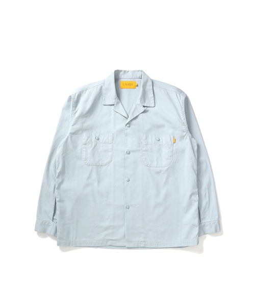 UNION（ユニオン）の「Button Down L/SL Shirt /OX UNION ユニオン シャツ（シャツ/ブラウス・メンズ・イエロー/ブルー系・S/M/L/XL）」の16枚目の写真