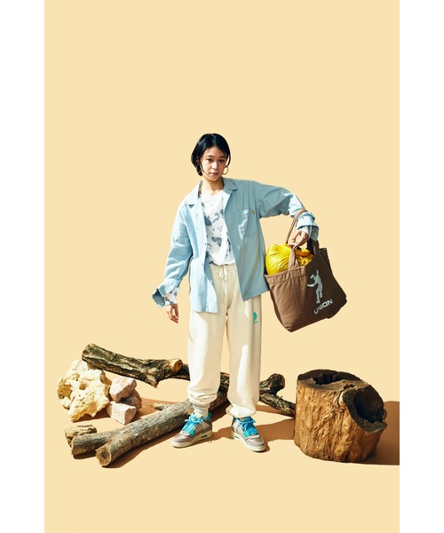 UNION（ユニオン）の「Button Down L/SL Shirt /OX UNION ユニオン シャツ（シャツ/ブラウス・メンズ・イエロー/ブルー系・S/M/L/XL）」の22枚目の写真