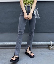 WEGO | WEGO/センタースリットフレアパンツ(スラックス)