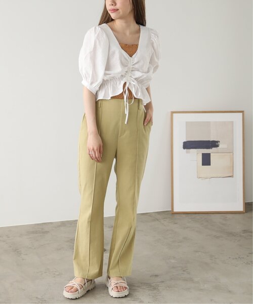 RAY CASSIN(レイカズン)の「パフスリーブチロルブラウス(シャツ/ブラウス・レディース・ブラック/オフホワイト/マスタード・FREE)」の19枚目の写真