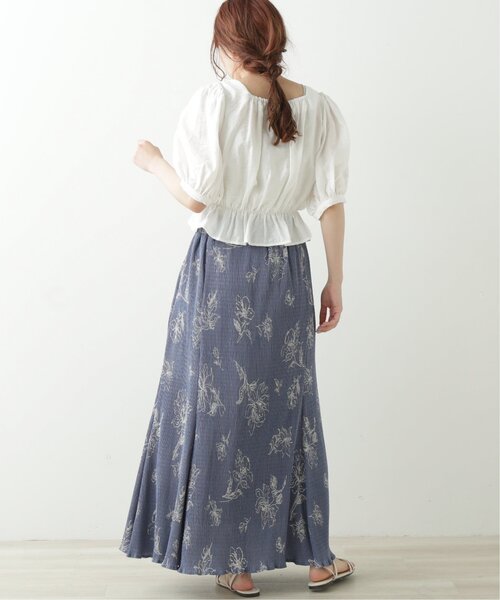 RAY CASSIN(レイカズン)の「パフスリーブチロルブラウス(シャツ/ブラウス・レディース・ブラック/オフホワイト/マスタード・FREE)」の11枚目の写真