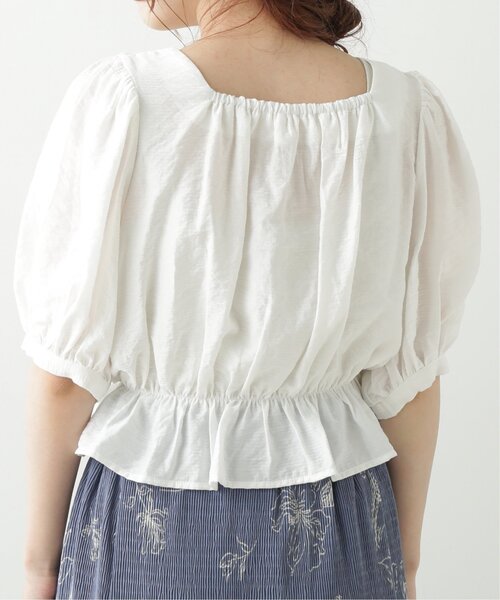 RAY CASSIN(レイカズン)の「パフスリーブチロルブラウス(シャツ/ブラウス・レディース・ブラック/オフホワイト/マスタード・FREE)」の20枚目の写真