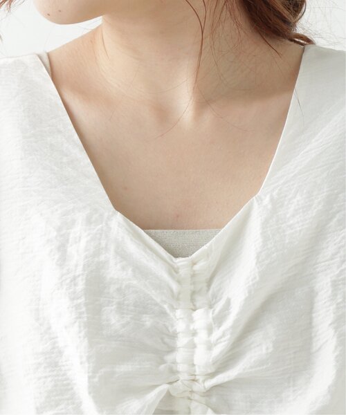 RAY CASSIN(レイカズン)の「パフスリーブチロルブラウス(シャツ/ブラウス・レディース・ブラック/オフホワイト/マスタード・FREE)」の5枚目の写真