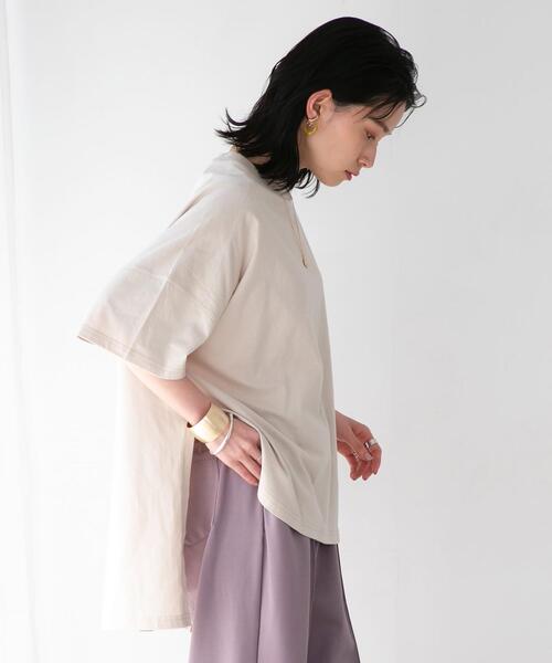 Feeling Made Uvカット サイドスリット ビッグシルエット ロングtシャツ レディース Women Coen コーエン 公式ファッション通販