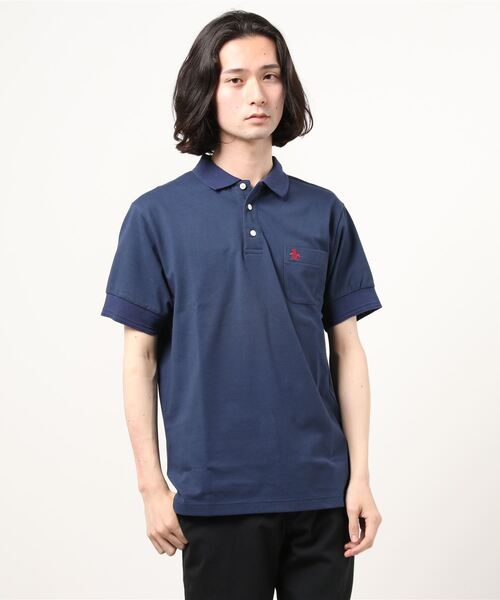 Munsingwear Grand-Slam（マンシングウェア　グランドスラム）の「60's アクションフリーガセットポロシャツ（ポロシャツ・メンズ・ベージュ/グリーン/ピンク/ブラウン/ブルー/ネイビー/ホワイト/グレー・S/XL/L/XXL/M/XS）」の15枚目の写真