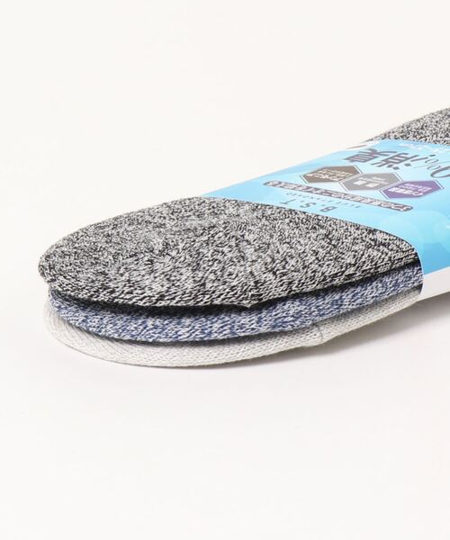 Blue Standard (ブルースタンダード)の「【BLUE STANDARD/ブルースタンダード】吸水速乾 抗菌防臭 消臭 スニーカーイン靴下(ソックス) 3足組(ソックス/靴下・メンズ・その他2/その他4/カリビアンブルー/その他1/その他6/その他5・FREE)」の8枚目の写真