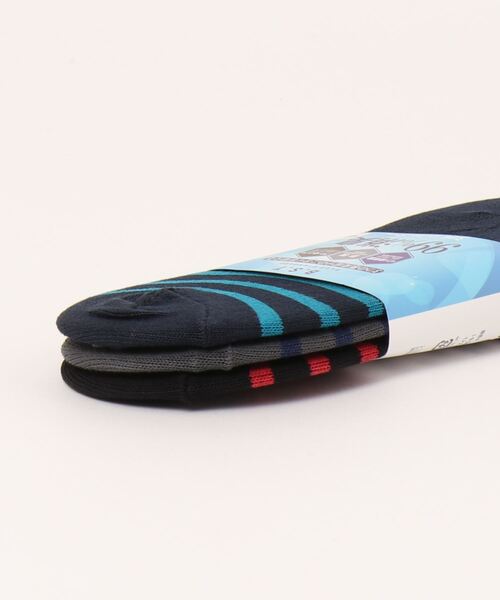 Blue Standard (ブルースタンダード)の「【BLUE STANDARD/ブルースタンダード】吸水速乾 抗菌防臭 消臭 スニーカーイン靴下(ソックス) 3足組(ソックス/靴下・メンズ・その他2/その他4/カリビアンブルー/その他1/その他6/その他5・FREE)」の12枚目の写真