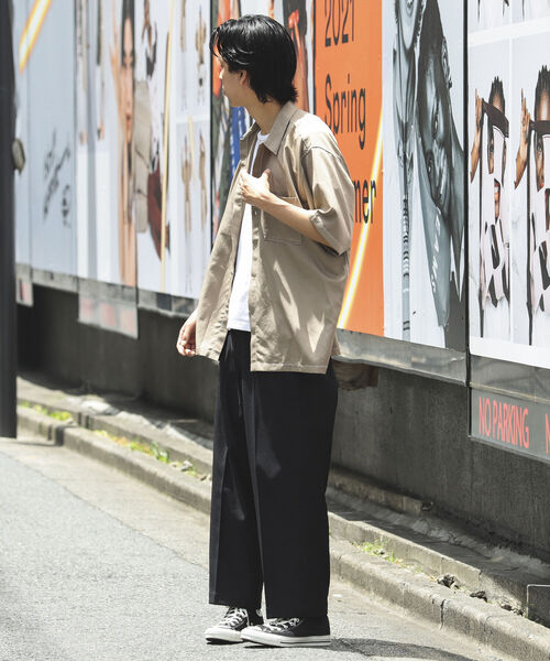 BEAMS（ビームス）の「BEAMS / ステッチ イージー シャツ（シャツ/ブラウス・メンズ・グレー/ブラック/ベージュ/ネイビー・LARGE/SMALL/MEDIUM/X-LARGE）」の7枚目の写真