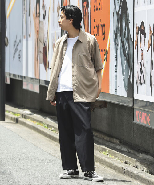 BEAMS（ビームス）の「BEAMS / ステッチ イージー シャツ（シャツ/ブラウス・メンズ・グレー/ブラック/ベージュ/ネイビー・LARGE/SMALL/MEDIUM/X-LARGE）」の8枚目の写真