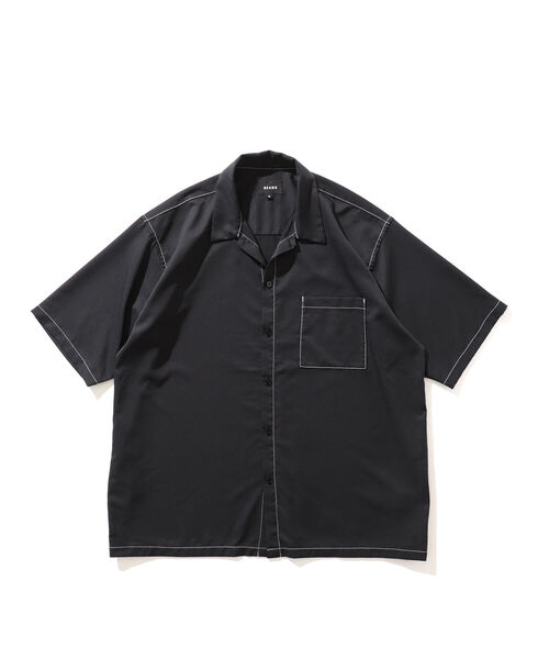 BEAMS（ビームス）の「BEAMS / ステッチ イージー シャツ（シャツ/ブラウス・メンズ・グレー/ブラック/ベージュ/ネイビー・LARGE/SMALL/MEDIUM/X-LARGE）」の13枚目の写真