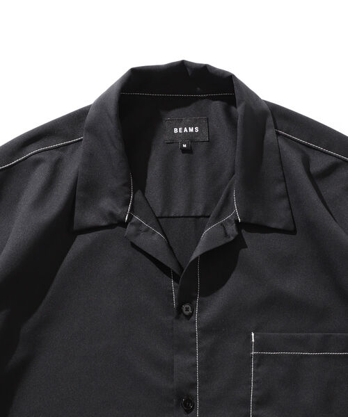 BEAMS（ビームス）の「BEAMS / ステッチ イージー シャツ（シャツ/ブラウス・メンズ・グレー/ブラック/ベージュ/ネイビー・LARGE/SMALL/MEDIUM/X-LARGE）」の14枚目の写真
