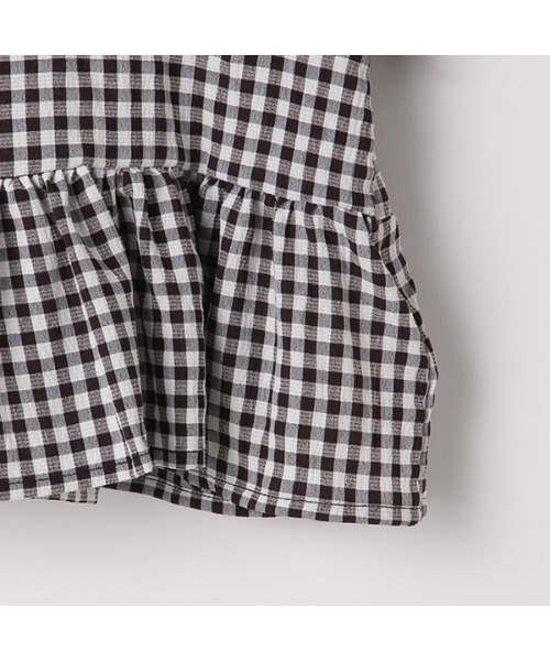 b・ROOM（ビールーム）の「【プチプラ】ビスチェレイヤード風半袖トップス（Tシャツ/カットソー・キッズ・ベージュ/ミント/ブラック・110cm/130cm/100cm/120cm/140cm）」の6枚目の写真