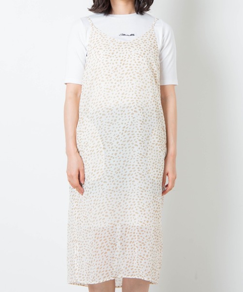 ロゴtシャツセットキャミワンピース ワンピース Wego ウィゴー のファッション Wego セール ワンピース ドレス ワンピース 2点セット