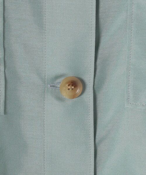 SHIPS（シップス）の「ダブルポケットシアーショートシャツ（シャツ/ブラウス・レディース・ライトブルー/オレンジ/ブラック・ONE SIZE）」の12枚目の写真