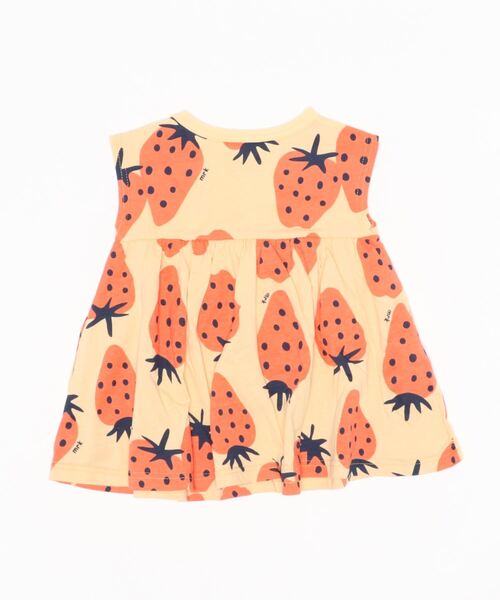 maarook(マルーク)の「天竺いちごワンピース(ワンピース・キッズ・オレンジ・80cm/90cm/110cm/100cm/120cm/130cm/140cm/150cm)」の2枚目の写真