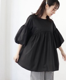 Shelly island | ボリューム袖ギャザーチュニックブラウス(シャツ/ブラウス)