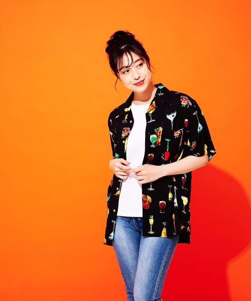 JEANS MATE(ジーンズメイト)の「接触冷感 レーヨン総柄プリント オープンカラー(開襟) シャツ(シャツ/ブラウス・メンズ・その他2/その他1/その他5/その他6/その他7/その他3/その他4・X-LARGE/LARGE/MEDIUM/XX-LARGE)」の20枚目の写真