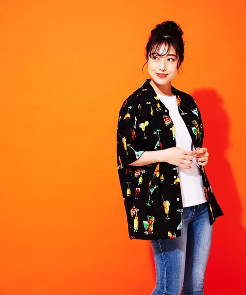JEANS MATE(ジーンズメイト)の「接触冷感 レーヨン総柄プリント オープンカラー(開襟) シャツ(シャツ/ブラウス・メンズ・その他2/その他1/その他5/その他6/その他7/その他3/その他4・X-LARGE/LARGE/MEDIUM/XX-LARGE)」の22枚目の写真