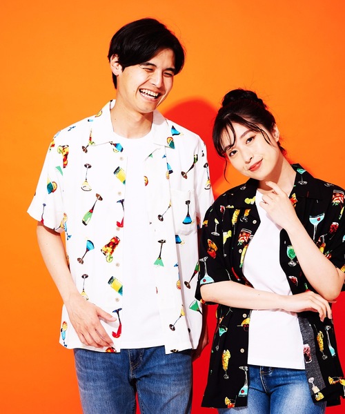 JEANS MATE(ジーンズメイト)の「接触冷感 レーヨン総柄プリント オープンカラー(開襟) シャツ(シャツ/ブラウス・メンズ・その他2/その他1/その他5/その他6/その他7/その他3/その他4・X-LARGE/LARGE/MEDIUM/XX-LARGE)」の12枚目の写真