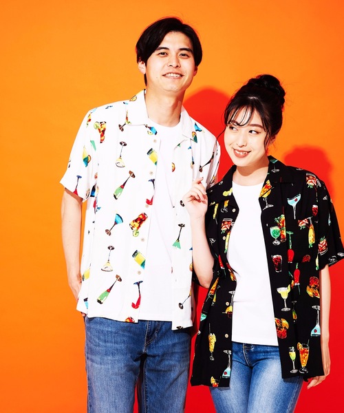JEANS MATE(ジーンズメイト)の「接触冷感 レーヨン総柄プリント オープンカラー(開襟) シャツ(シャツ/ブラウス・メンズ・その他2/その他1/その他5/その他6/その他7/その他3/その他4・X-LARGE/LARGE/MEDIUM/XX-LARGE)」の14枚目の写真