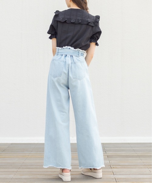 OLIVE des OLIVE(オリーブデオリーブ)の「セーラーカラーブラウス(シャツ/ブラウス・レディース・ブラック/オフホワイト/ミント・FREE)」の19枚目の写真