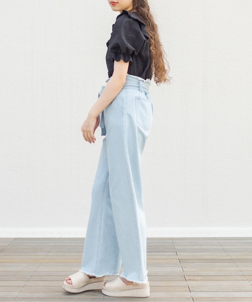 OLIVE des OLIVE(オリーブデオリーブ)の「セーラーカラーブラウス(シャツ/ブラウス・レディース・ブラック/オフホワイト/ミント・FREE)」の18枚目の写真