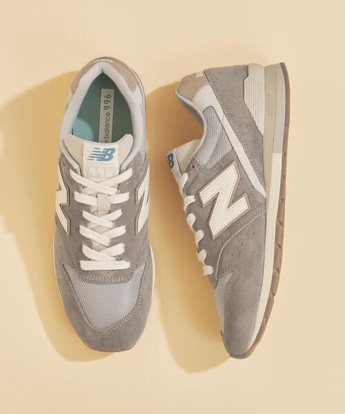 NEW BALANCE(ニューバランス)の「<New Balance(ニューバランス)>CM996 スニーカー ∴(スニーカー・レディース・グレー/オリーブ・22.5cm/23cm/23.5cm/24cm/24.5cm/25cm)」の4枚目の写真