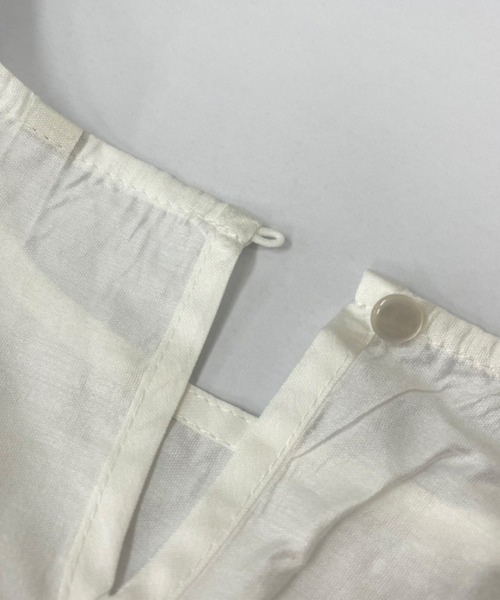DAY CLOSET(デイ クローゼット)の「レディース ぽわん袖ペプラムブラウス(シャツ/ブラウス・レディース・ホワイト/ブラック/イエロー・ONE SIZE)」の9枚目の写真