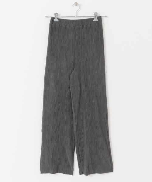 KBF（ケイビーエフ）の「コットンタッチプリーツパンツ（その他パンツ・レディース・ベージュ/チャコールグレー/ミント・ONE）」の20枚目の写真