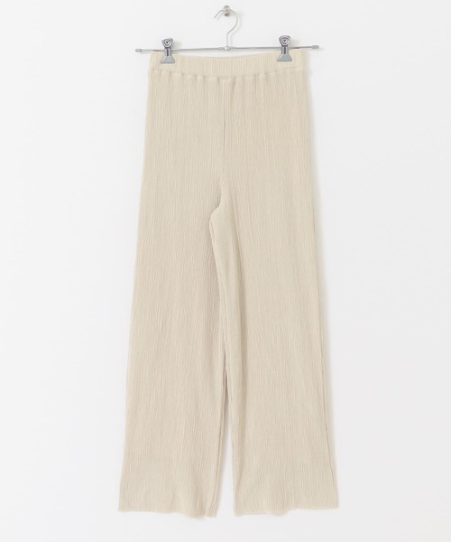 KBF（ケイビーエフ）の「コットンタッチプリーツパンツ（その他パンツ・レディース・ベージュ/チャコールグレー/ミント・ONE）」の11枚目の写真