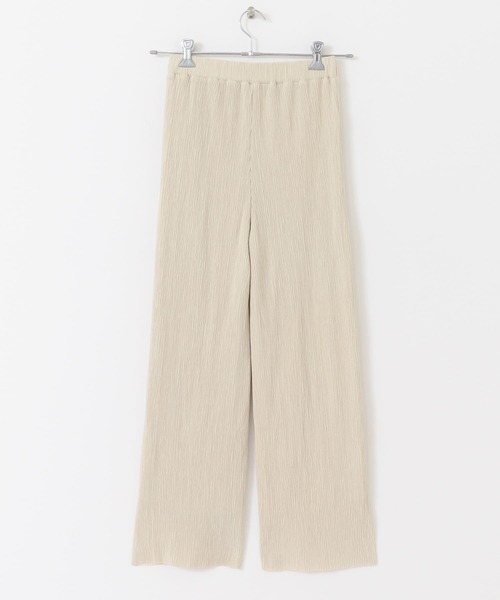 KBF（ケイビーエフ）の「コットンタッチプリーツパンツ（その他パンツ・レディース・ベージュ/チャコールグレー/ミント・ONE）」の14枚目の写真