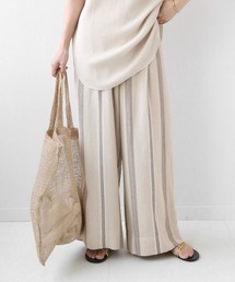 JOURNAL STANDARD relume | リネンレーヨンランダムストライプタックパンツ◆(その他パンツ)