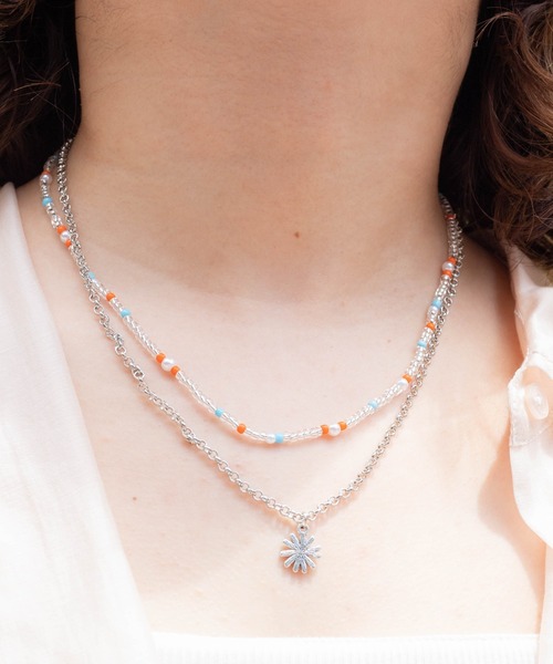 WEGO(ウィゴー)の「WEGO/【2点セット】ビーズモチーフセットネックレス(ネックレス・レディース・その他1/その他2/その他4・FREE)」の9枚目の写真