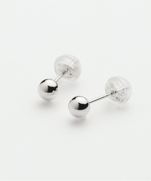 セール】Pt900 4mm ボール ピアス（ピアス（両耳用））｜Jewel closet