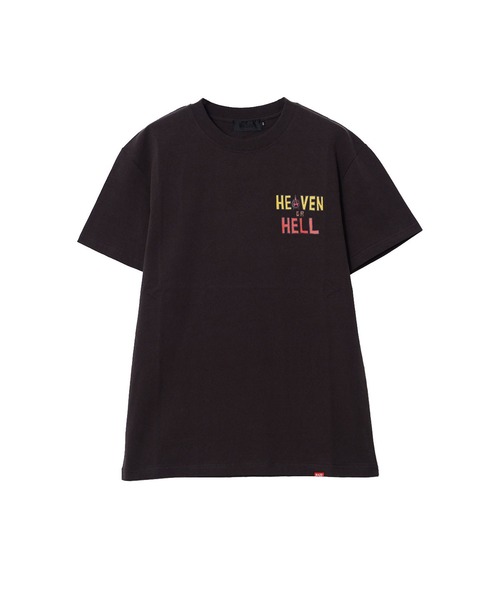 RAZZIS(ラズ)の「『RAZZIS/ラズイズ』バイクデビルプリントクルーネック半袖Tシャツ (Tシャツ/カットソー・メンズ・チャコール/ホワイト・L/XL/M)」の7枚目の写真