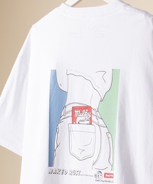 【milky/ミルキー】ポケットミルキーグラフィック バックプリント半袖Tシャツ
