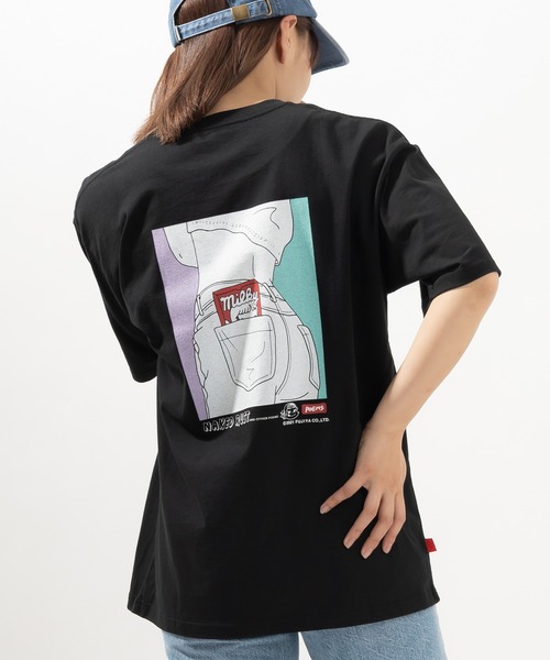 FUJIYA(フジヤ)の「【milky/ミルキー】ポケットミルキーグラフィック バックプリント半袖Tシャツ(Tシャツ/カットソー・メンズ・ホワイト/ブラック/ミント・M/L/XL)」の17枚目の写真