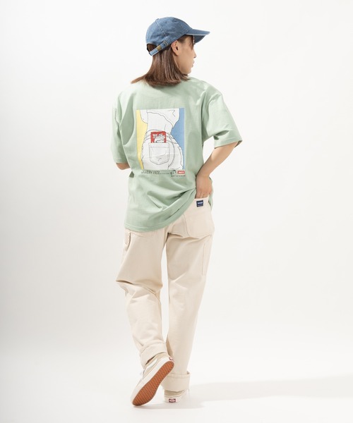 FUJIYA(フジヤ)の「【milky/ミルキー】ポケットミルキーグラフィック バックプリント半袖Tシャツ(Tシャツ/カットソー・メンズ・ホワイト/ブラック/ミント・M/L/XL)」の14枚目の写真