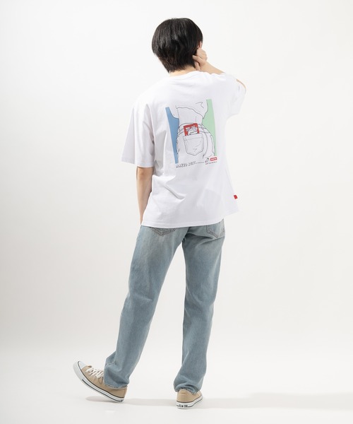 FUJIYA(フジヤ)の「【milky/ミルキー】ポケットミルキーグラフィック バックプリント半袖Tシャツ(Tシャツ/カットソー・メンズ・ホワイト/ブラック/ミント・M/L/XL)」の5枚目の写真