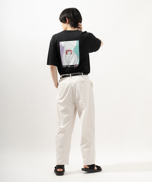 FUJIYA(フジヤ)の「【milky/ミルキー】ポケットミルキーグラフィック バックプリント半袖Tシャツ(Tシャツ/カットソー・メンズ・ホワイト/ブラック/ミント・M/L/XL)」の10枚目の写真