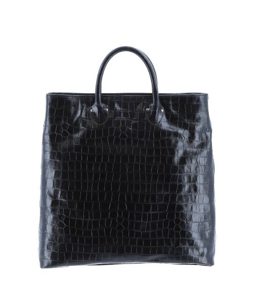 IO PELLE(イオペレ)の「イオペレ/io pelle MADE IN ITALY レザー型押しトートバッグ(トートバッグ・メンズ・ブラック・FREE)」の7枚目の写真